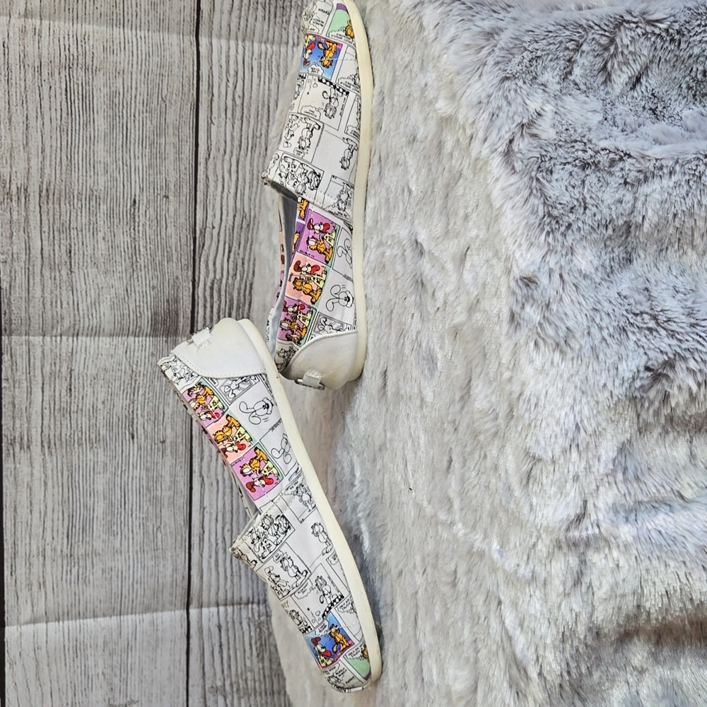 Bobs Garfield Print Slip On Flats, Girls Size 5, Decent Condition - Picture 7 of 9